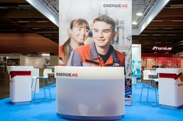 Energie AG Messestand Front